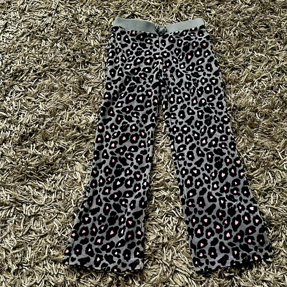 Leopard fluffy pj pants